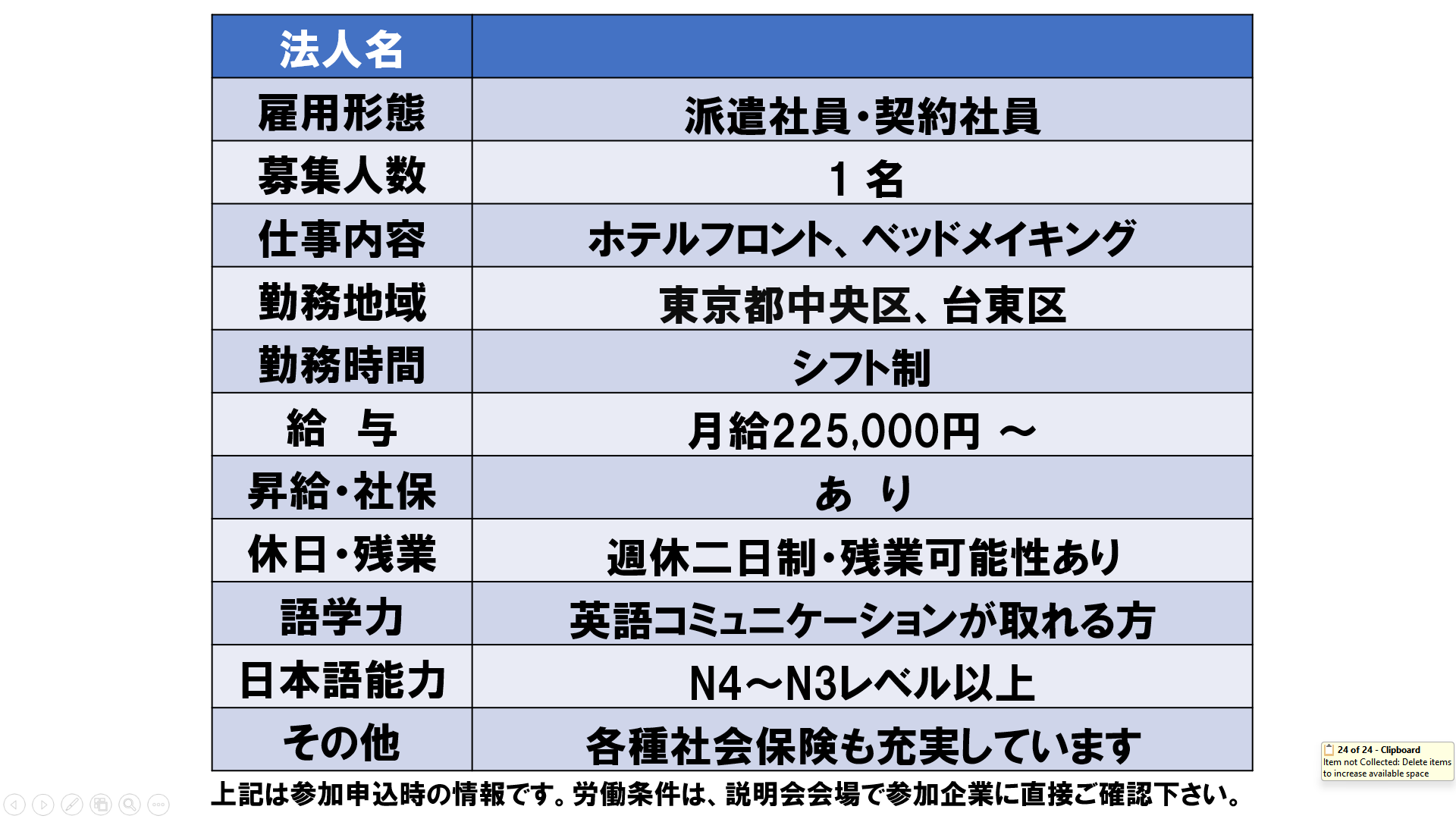 仕事、バイト、正社員